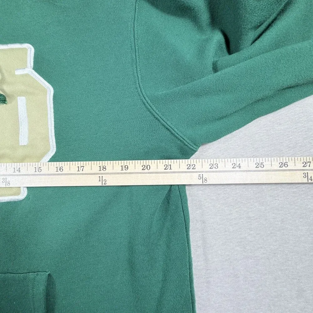 Adidas Large Green Notre Dame ND Sweatshirt Fighting Irish Football Basketball
